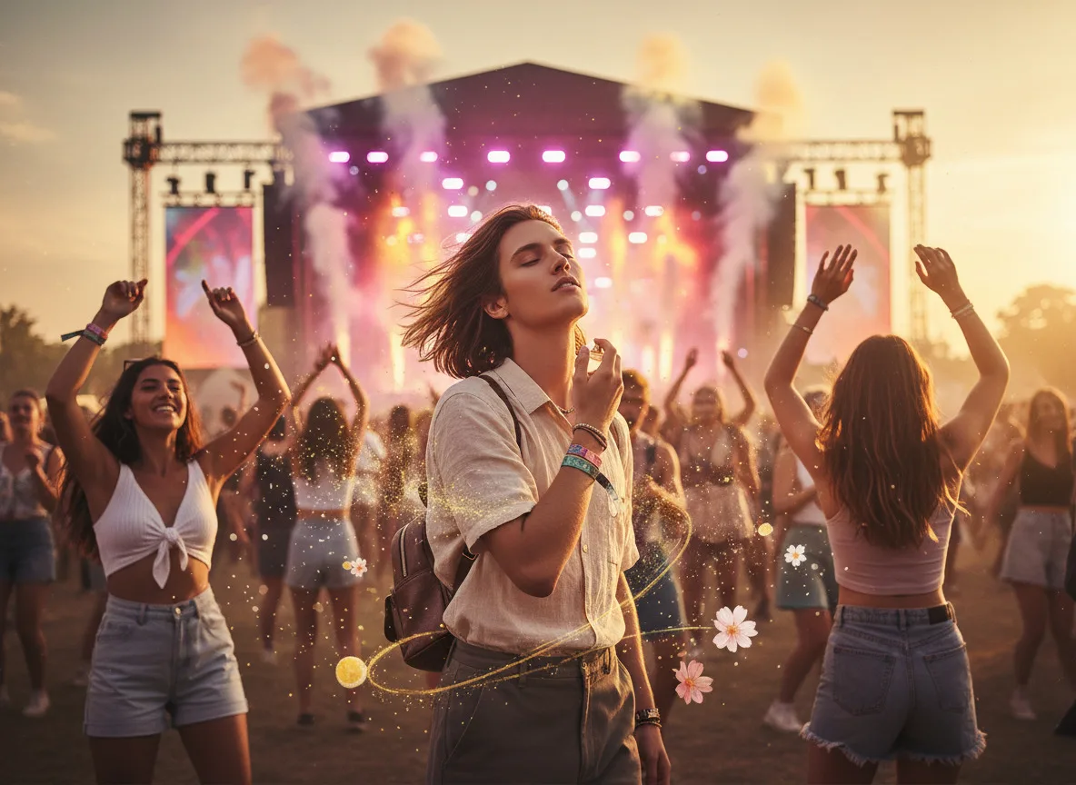 Slide Perfumes para Festivais de Música: O Que Usar?