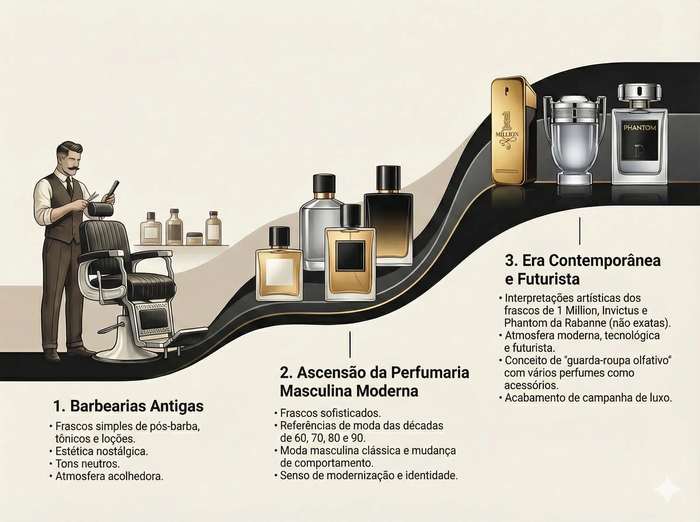 Post relacionado A evolução do perfume masculino. Do barbeiro ao guarda roupa olfativo
